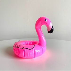 YANDY Oddly flirtatious hot pink flamingo cup float Pool drink holder